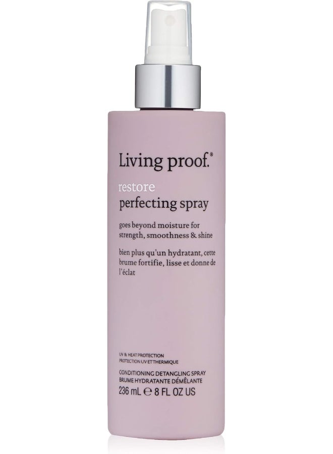 Living Proof Restoring & Detangling Perfecting Spray - Repairs Damaged Hair, Provides Heat Protection & Makes Hair More Manageable (236 ml) - Image 1