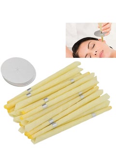 KHAJUL 20-Piece Aromatherapy Pure Beeswax Ear Wax Candles With 10-Piece Ear Protective Disks Kit to reduce tinnitus and improve sleep  - Image 3