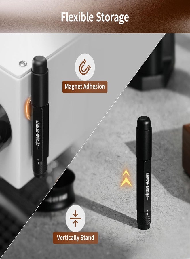 MHW-3BOMBER أداة توزيع الإسبريسو MHW-3BOMBER WDT، أداة تحريك القهوة القابلة للسحب، موزع قهوة قابل للتعديل للبارستا، تخزين مغناطيسي، 0.4 مم 8 إبر مع 8 إضافية، أزرق، T6192-OS - Image 4