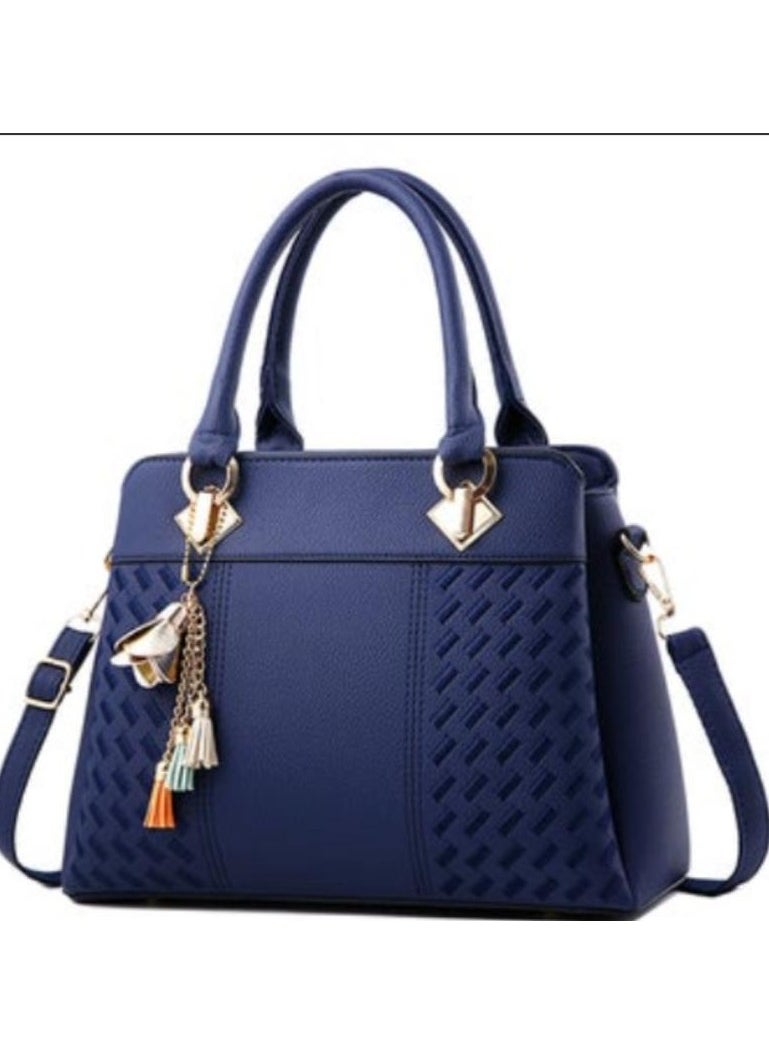 KUYING Plaid Pattern Casual Style Crossbody Bag 