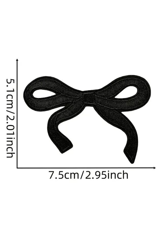 Red Iron On Patches 5pcs No Sew Colorful Appliques For DIY Clothing Bags Hats - Image 2