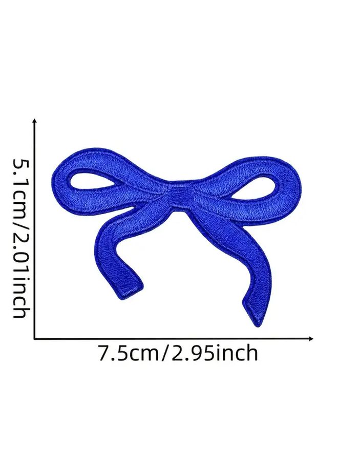 Red Iron On Patches 5pcs No Sew Colorful Appliques For DIY Clothing Bags Hats - Image 5