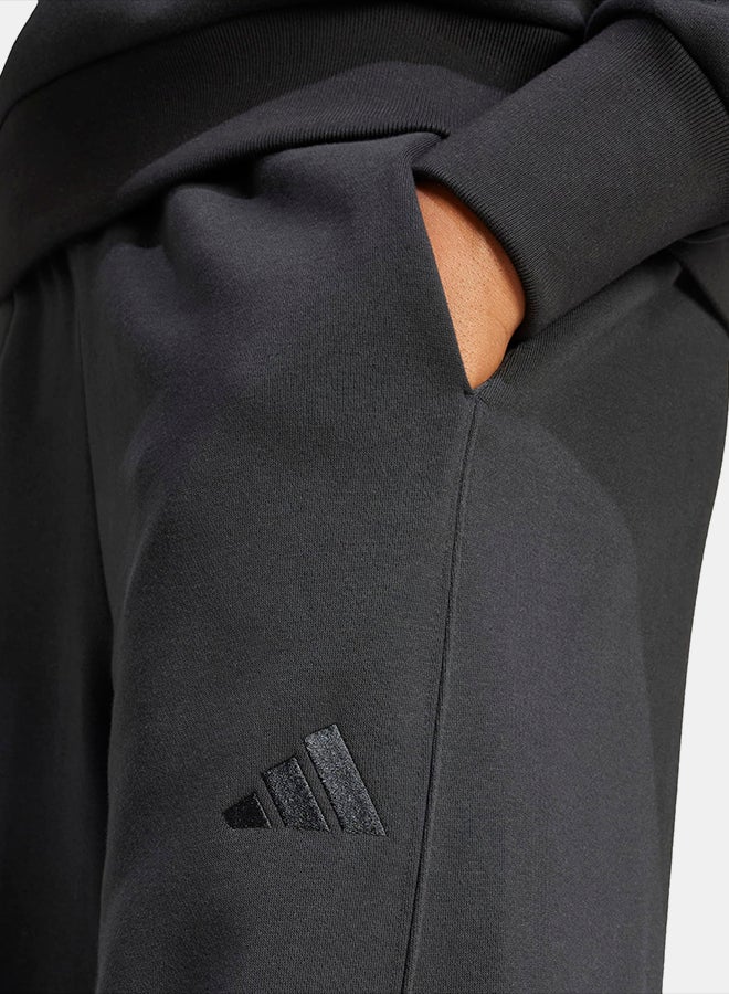 Adidas ALL SZN Fleece Loose Wide-Leg Pants - Image 4