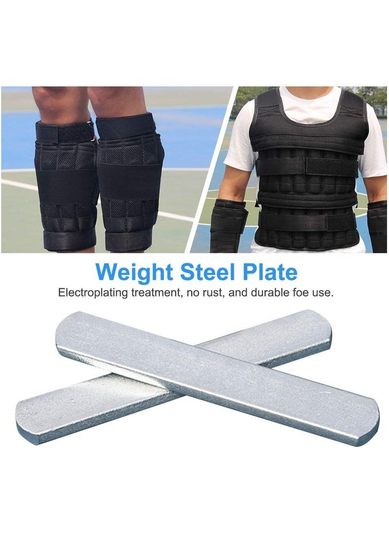 Generic - 6-Piece Steel Plates for Weighted Vest - Image 1