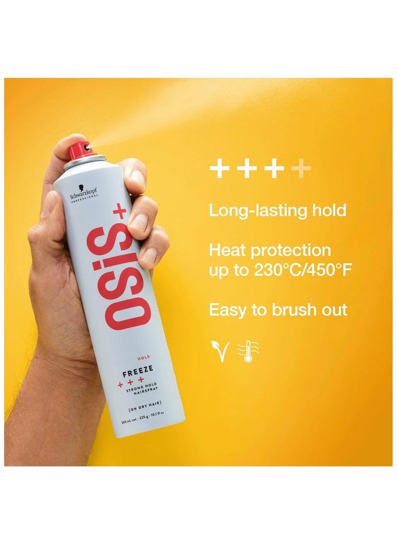 Schwarzkopf Professional - Osis+ Hold Freeze Strong Hair Spray 300ml - Image 1