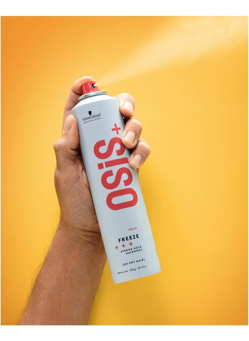 Schwarzkopf Professional - Osis+ Hold Freeze Strong Hair Spray 300ml - Image 1