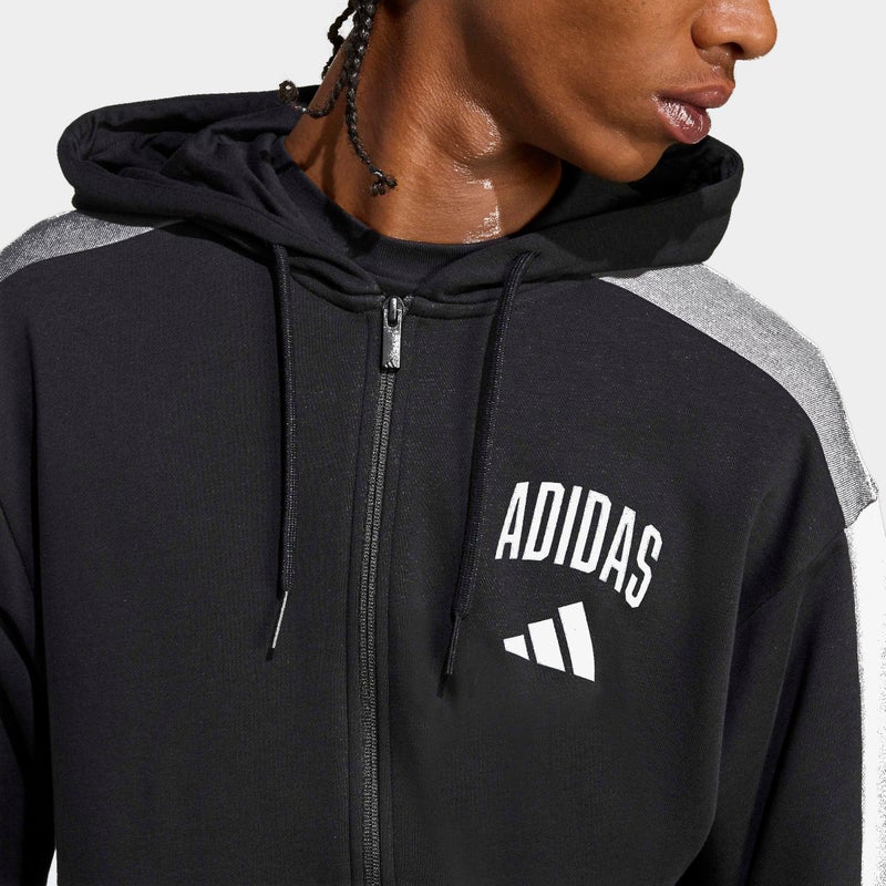 اديداس COLLEGIATE FRENCH TERRY FULL-ZIP HOODED TRACK TOP - Image 5