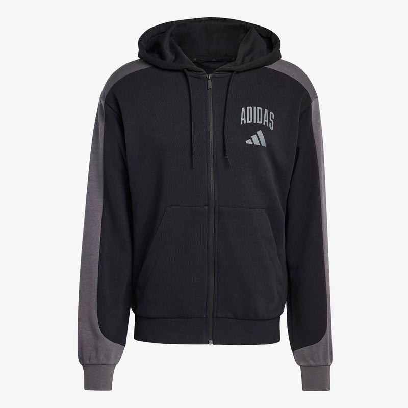 اديداس COLLEGIATE FRENCH TERRY FULL-ZIP HOODED TRACK TOP - Image 1