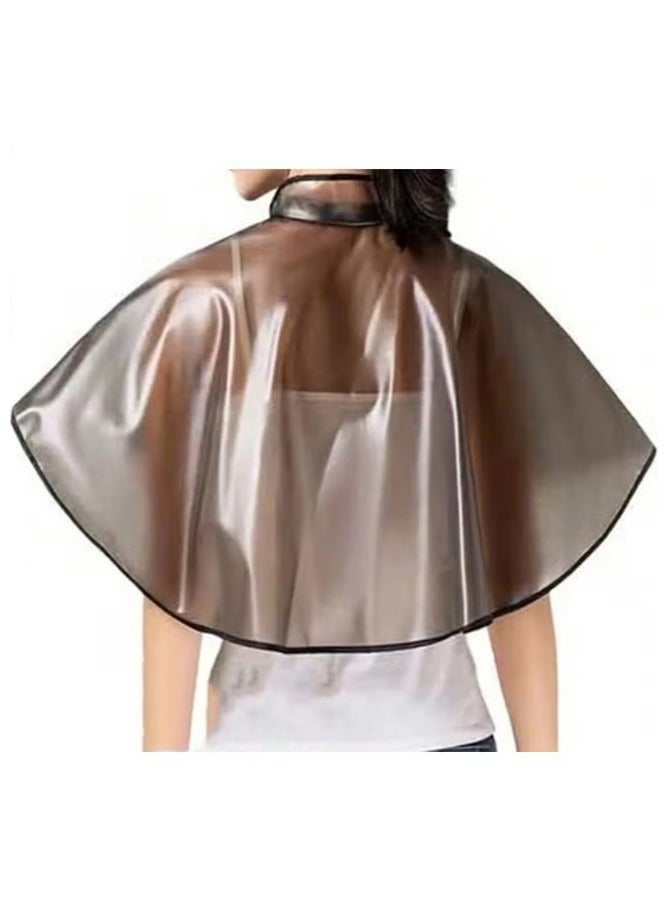 OMEVE Professional Waterproof Hair Dye Cape Rebonding Capes Hot oil Cape Hairdressing Capes For Salon(Black) - Image 1