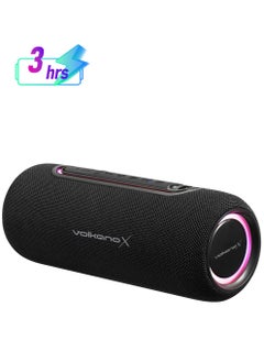 Volkano X VXS100 Portable BT Speaker with RGB Lights - Black  - Image 1