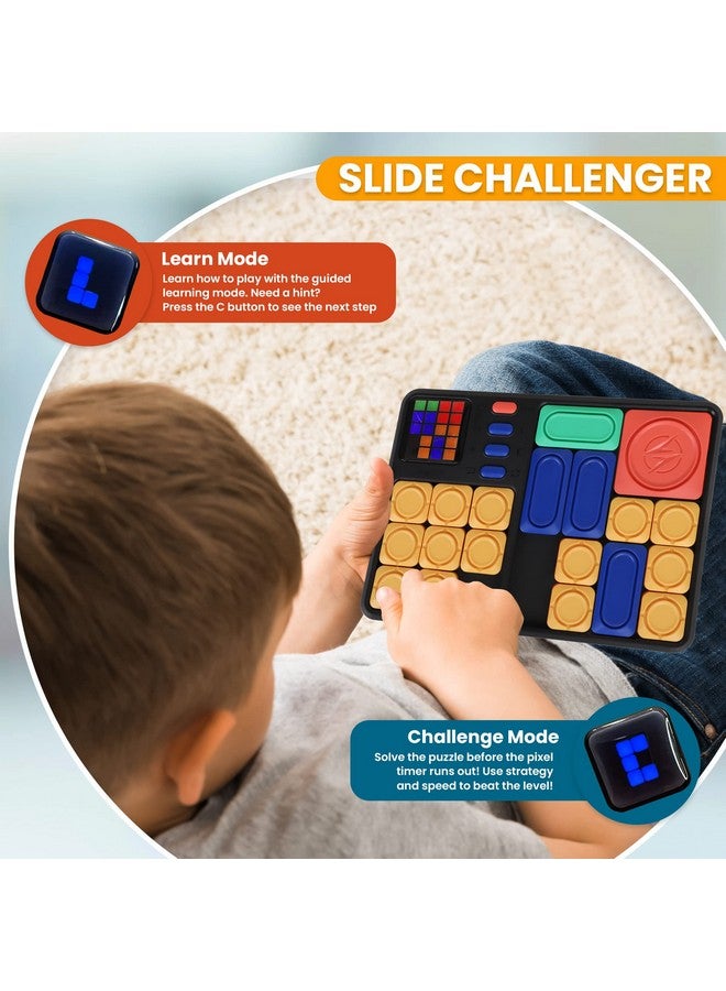 Point Games Super Slide Puzzle Game, Handheld Electronic Games For Kids, Stem Learning - Brain Teaser - Iq Puzzles Toy, Travel Toys & Great Gift, 530 Challenges For Boy & Girl, Ages 8+ - Image 2