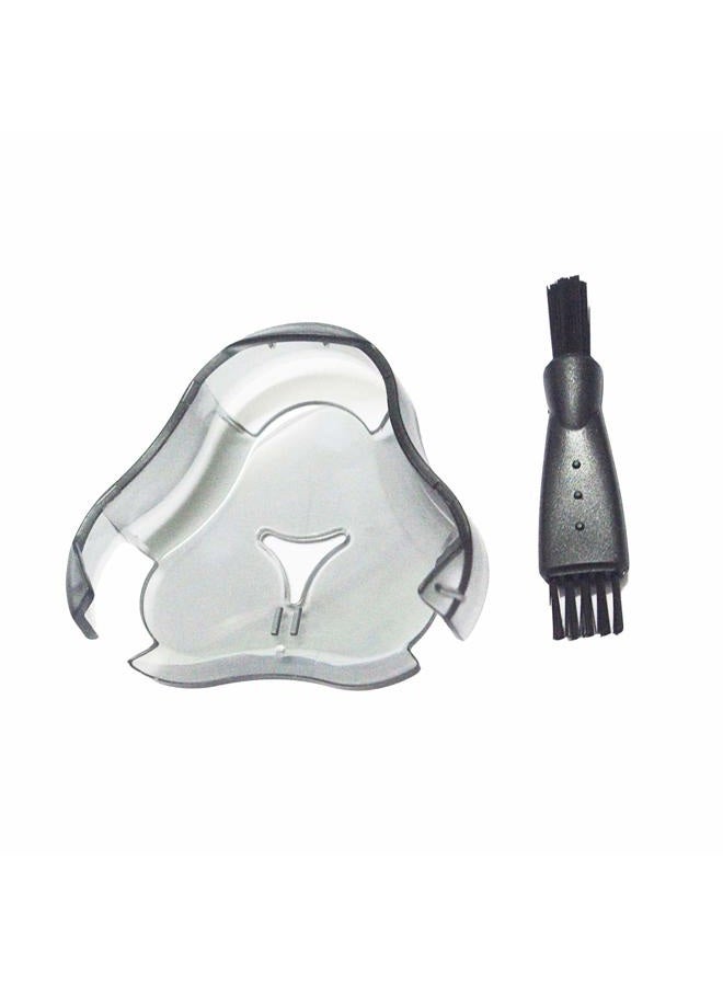 Ronsit Shaver Head Protection Cap Guard + Cleaning Brush for Norelco RQ12 RQ11 - Image 1