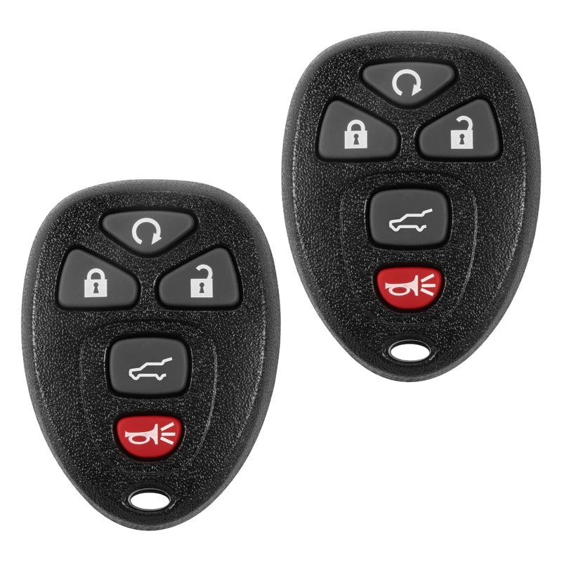 Key Fob Keyless Entry Remote Start Control Replacement Fits for GMC Acadia 20072016 Yukon XLChevy Suburban Tahoe TraverseCadillac Escalade SRXBuick Enclave FCC ID OUC60270 OUC60221 15913415