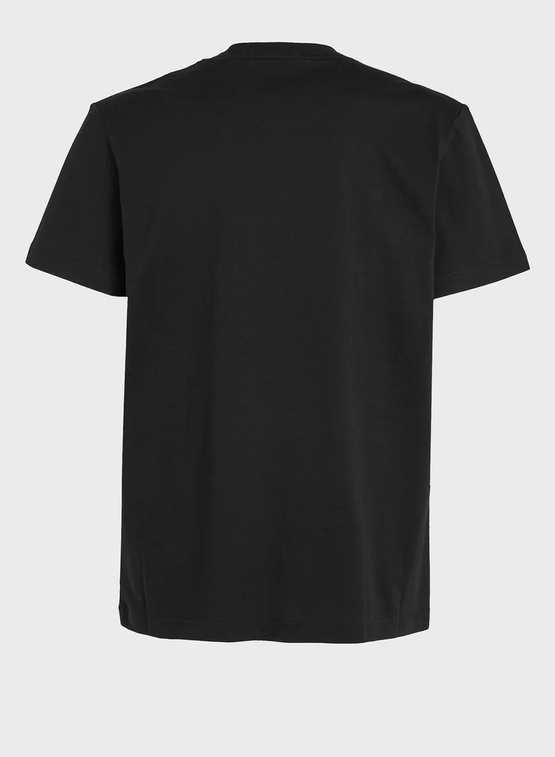 Calvin Klein Jeans Stacked Euphoric Crew Neck T-Shirt