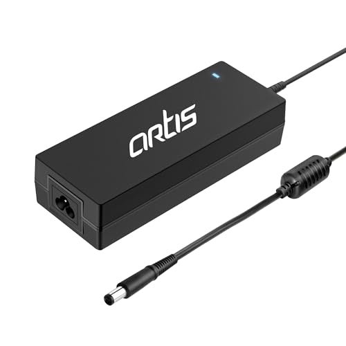 Artis AR0902 90 Watt Laptop Charger/Adapter with Power Cord Compatible with Dell Laptops (19.5V/4.62A, Pin: 7.4 x 5.0 mm) - Image 1