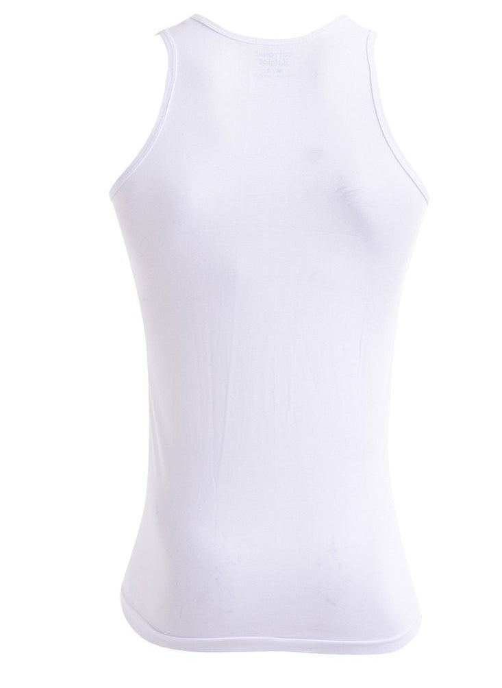 COTTONIL - Bundle Of Three Breathable Cotton Undershirts - White - Image 1