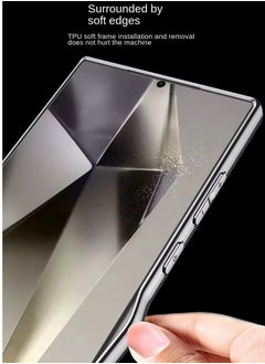 GKK Luxury Leather Case for Samsung Galaxy S25 Ultra (2025) ,Electroplated with Camera Protected and Pen Slot Design Support Wireless Charging - Pen Not Included  - Image 3