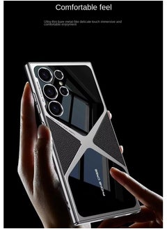 GKK Luxury Leather Case for Samsung Galaxy S25 Ultra (2025) ,Electroplated with Camera Protected and Pen Slot Design Support Wireless Charging - Pen Not Included  - Image 5