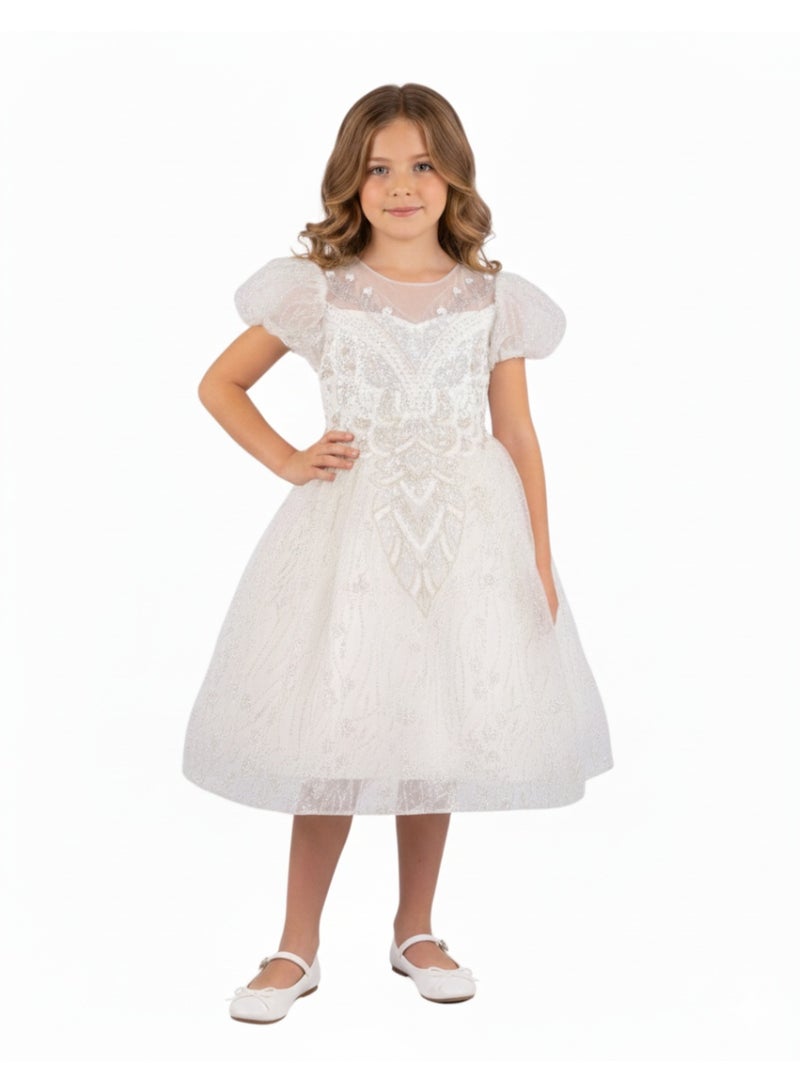 D'Daniela Sequin Tulle Party Dress - Image 1