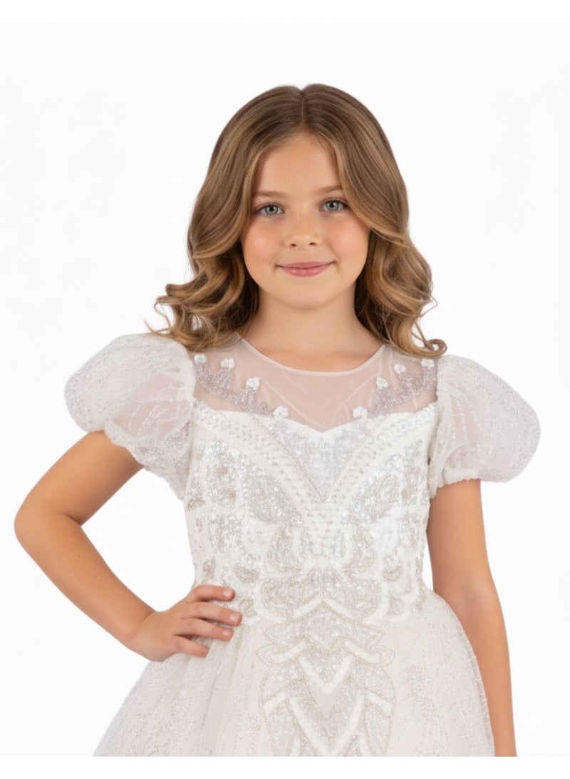 D'Daniela Sequin Tulle Party Dress - Image 2