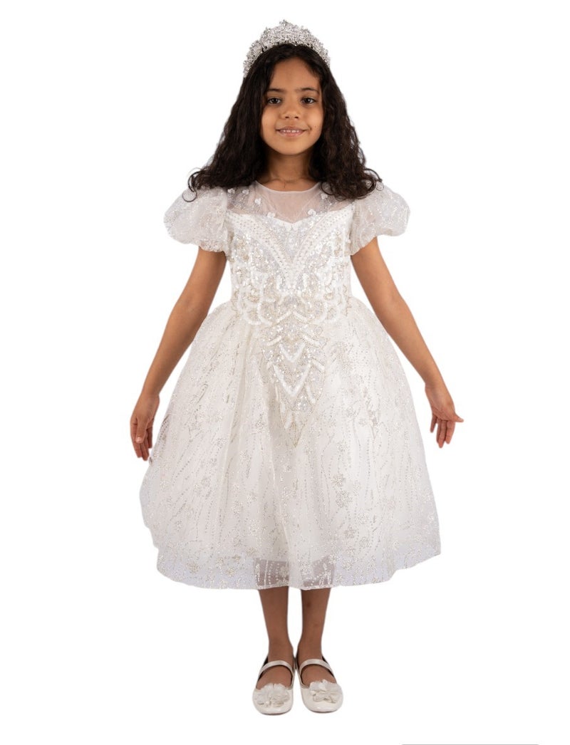 D'Daniela Sequin Tulle Party Dress - Image 1