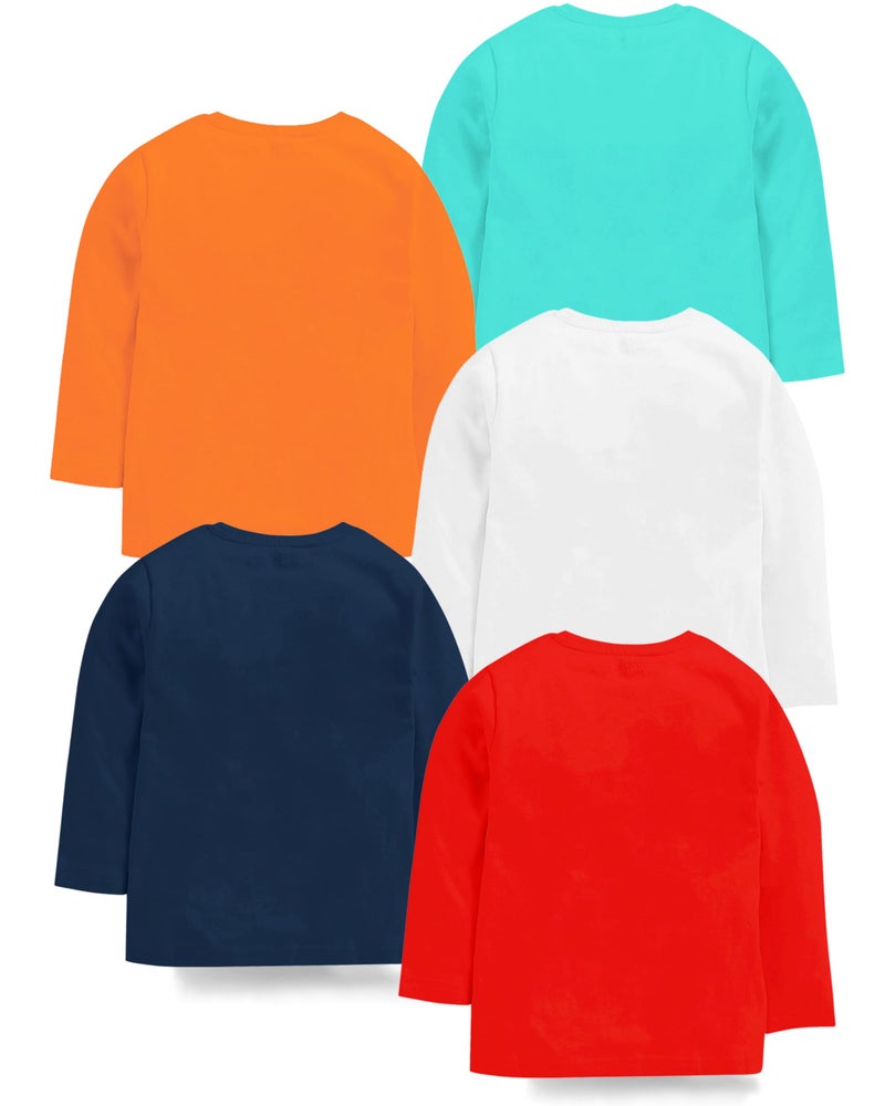 Kuchipoo Boy and Girl Regular Fit Cotton T-Shirts (KUC-TSHRT-347, 6-12 Months, Multi-Colored) - Image 2