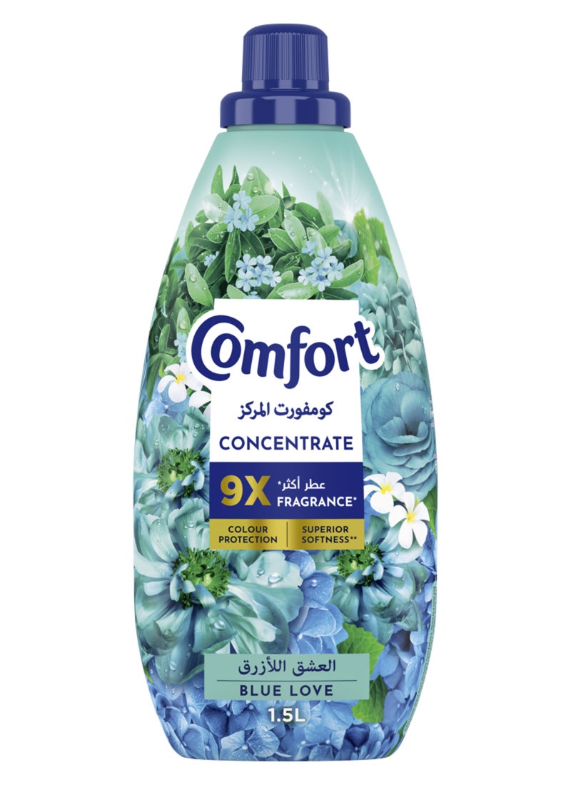 Comfort Concentrate Fabric Softener Blue Love 9x Fragrance 1.5L - Image 2