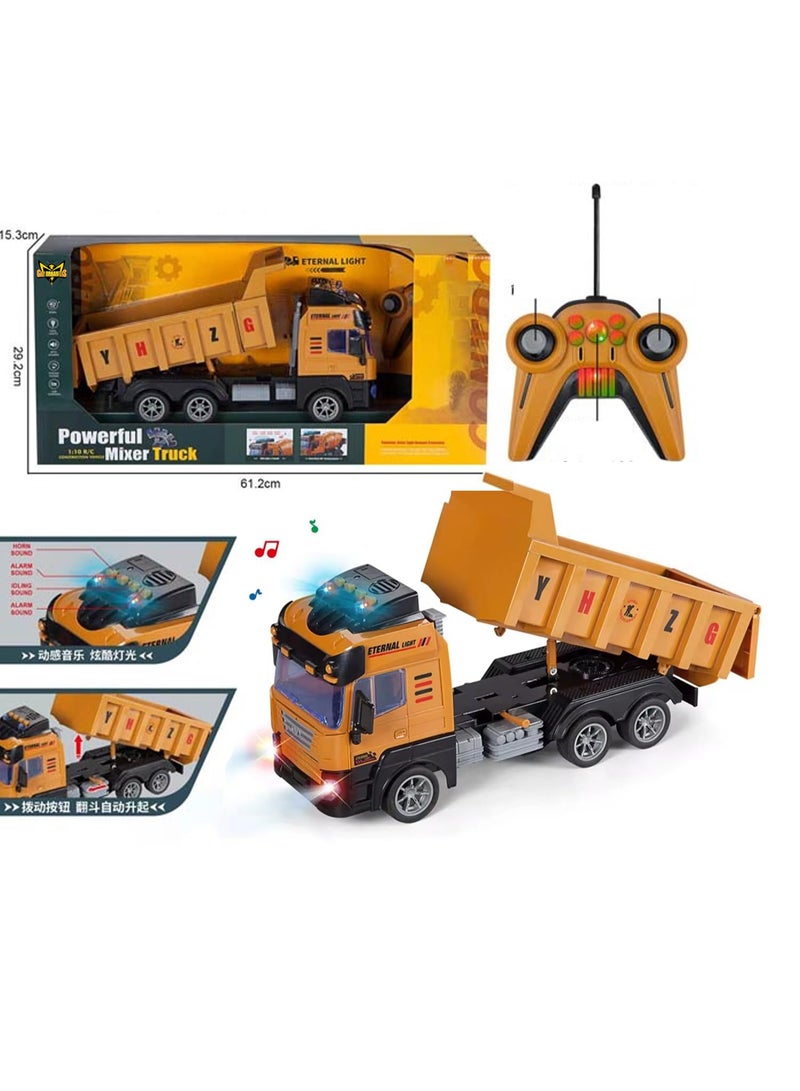 GOLD MANTIS Dump Truck Professional 14 Scale Remote Control Toy Construction Vehicle - Image 3