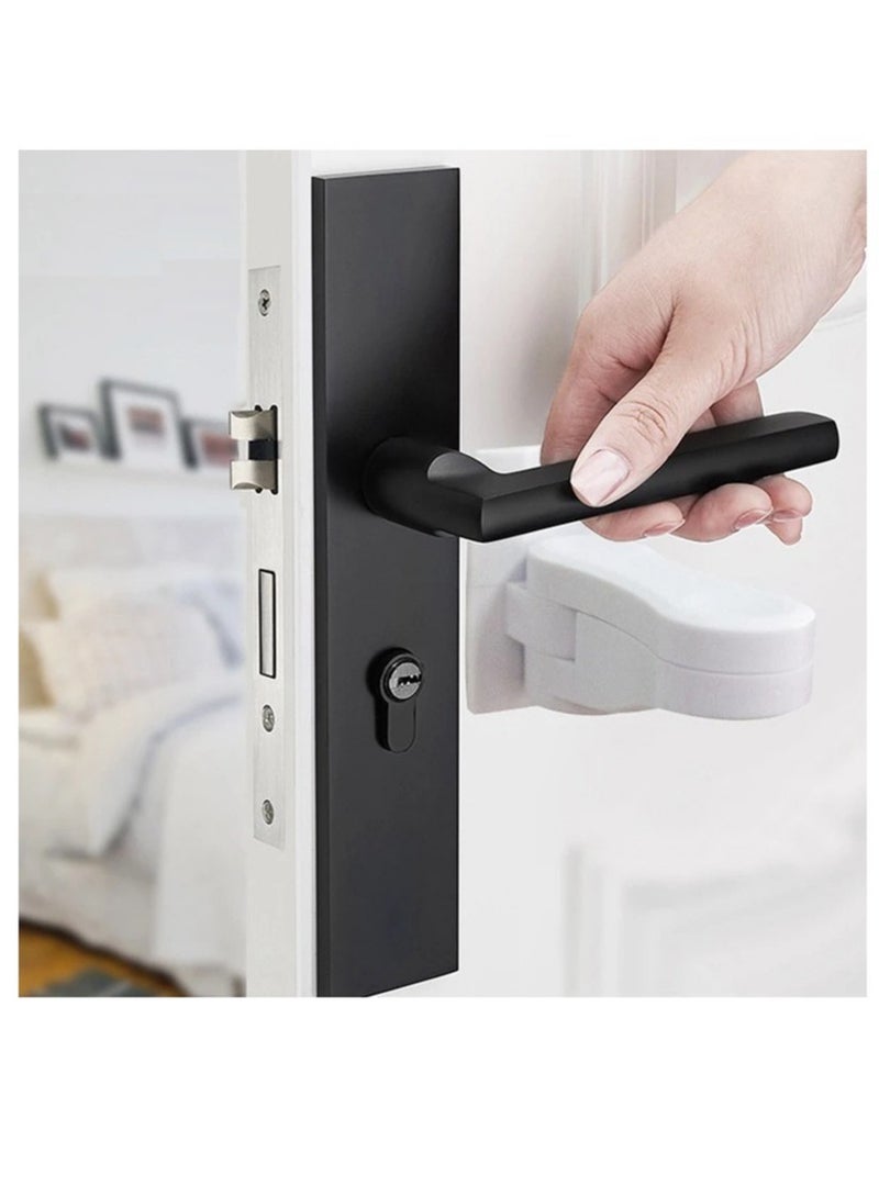 AROAQ Universal Child Safety Door Lever Locks Anti-Open Handle Protectors Pack of 3 - Image 4