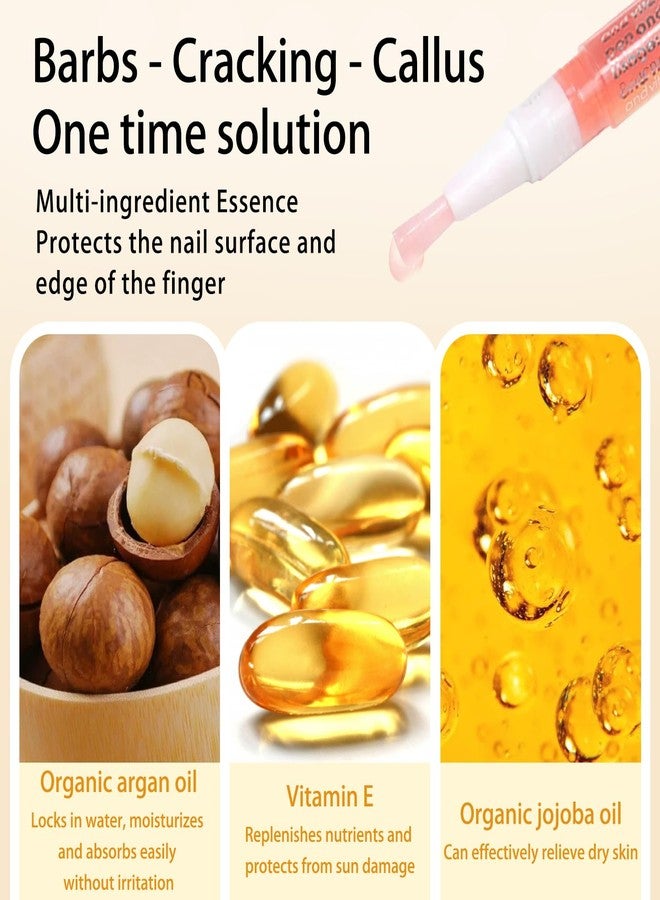 AOBOO قلم زيت الجلد للعناية بالأظافر، زيت الأظافر للقوة، كريم العناية المرطب للأظافر لتقليل تشقق الأظافر والجفاف للأظافر الضعيفة والمتقشرة والهشة - Image 4