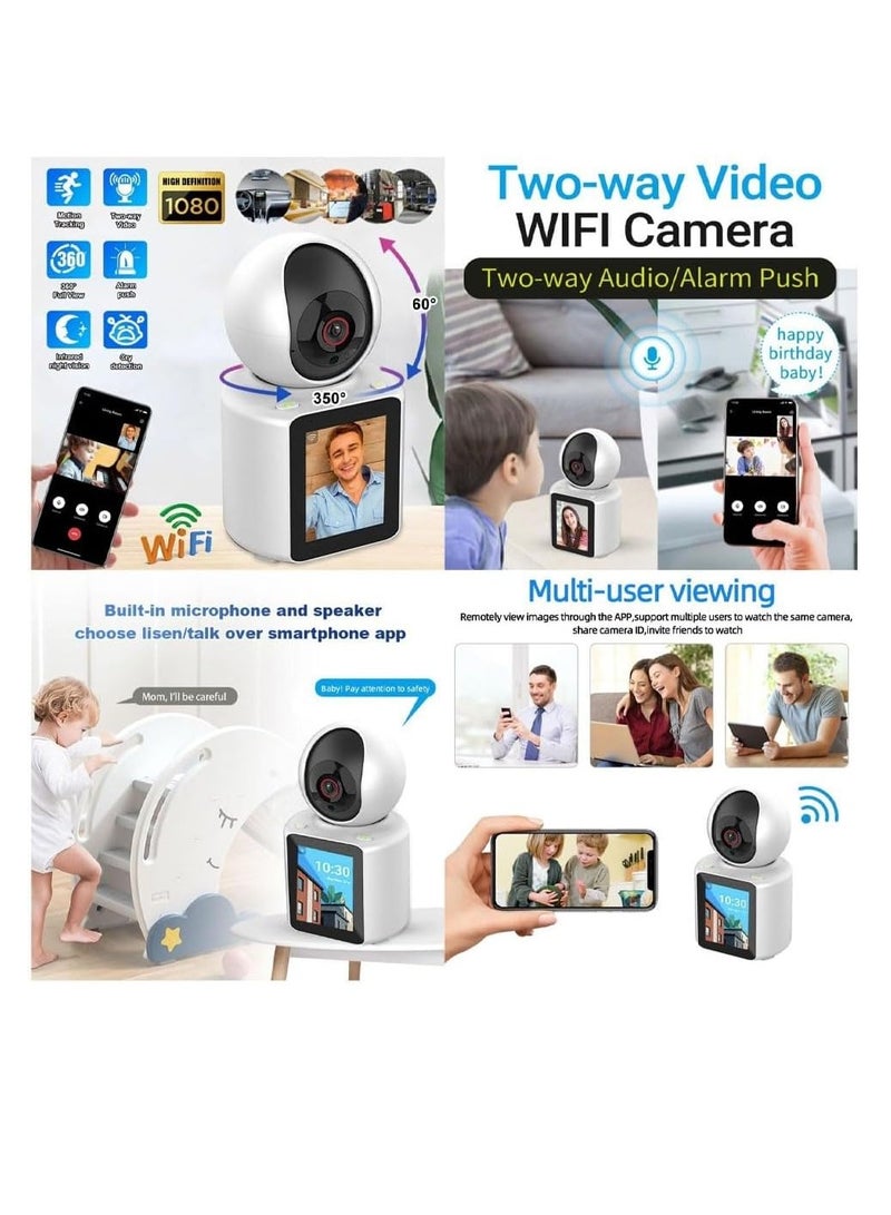 Generic Two way video WiFi camera 1080P Video Calling WIFI HD Camera One-Click Video Calling Infrared Night Vision Video Baby Monitoring Camera  - Image 5