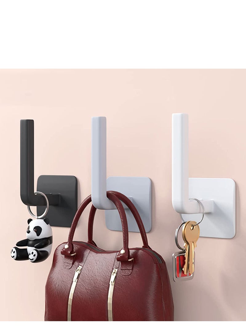 Hat Rack for Baseball Caps,  Adhesive Hat Hooks for Wall, Strong Hold Hat Hangers, No Drilling Cap Organizer, Hat Hooks for Baseball Caps, Hat Holder Organizer for Wall, Door, Closet, Office 2PCS - Image 2