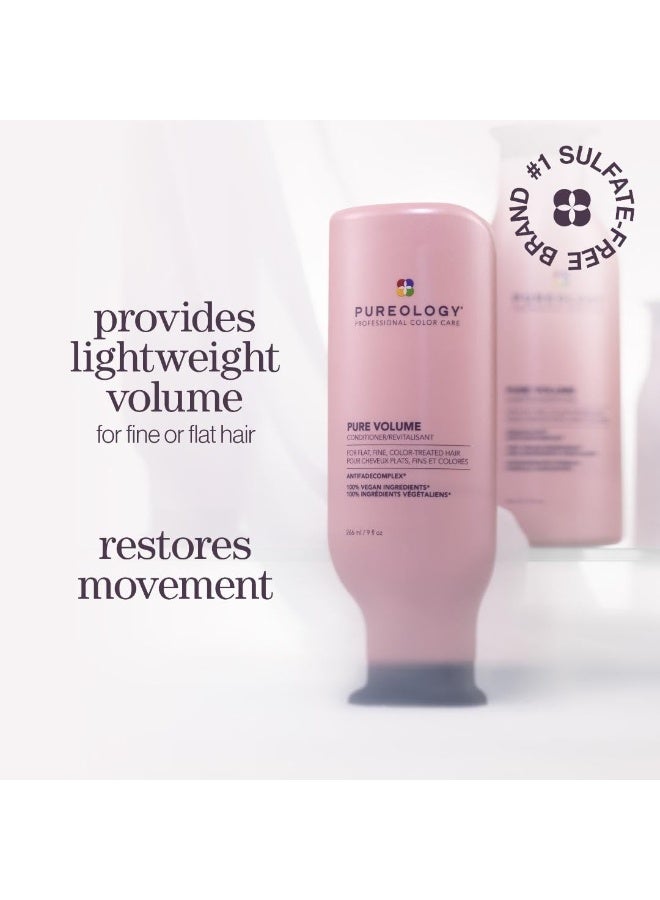 PUREOLOGY Pureology Pure Volume Shampoo and Conditioner Set - For Flat, Fine and Color-Treated Hair, Sulfate-Free - Image 2
