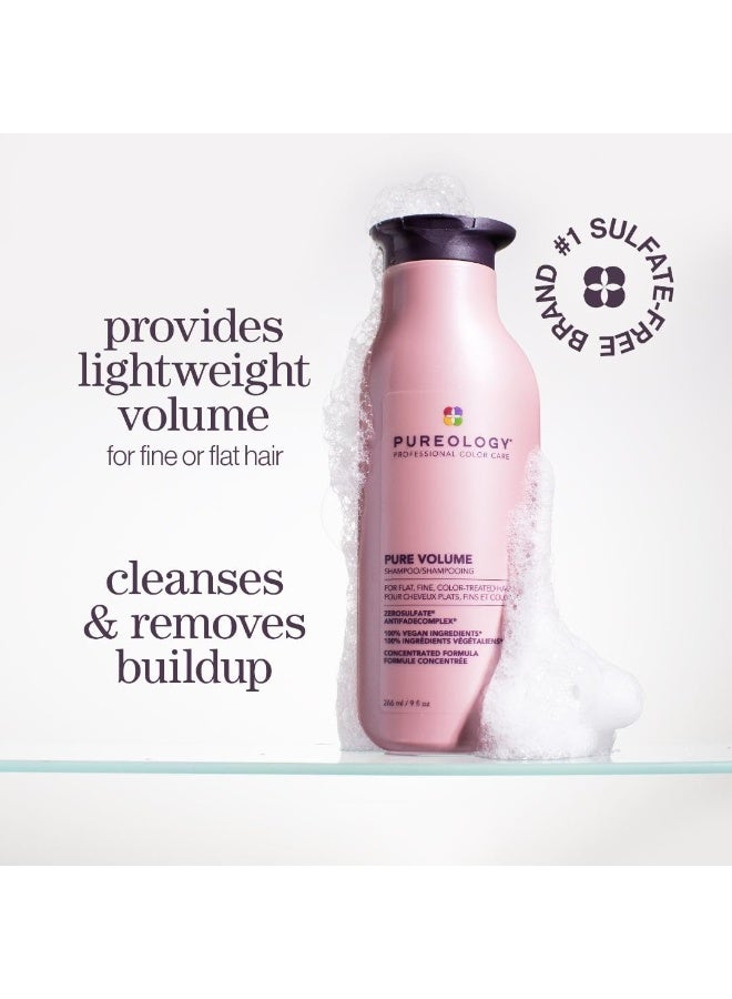 PUREOLOGY Pureology Pure Volume Shampoo and Conditioner Set - For Flat, Fine and Color-Treated Hair, Sulfate-Free - Image 4