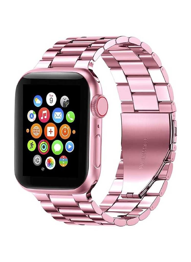 GREEN LION Green Lion Link Stainless Steel Watch Band 42/44/45/49MM - Rose Gold  - Image 5