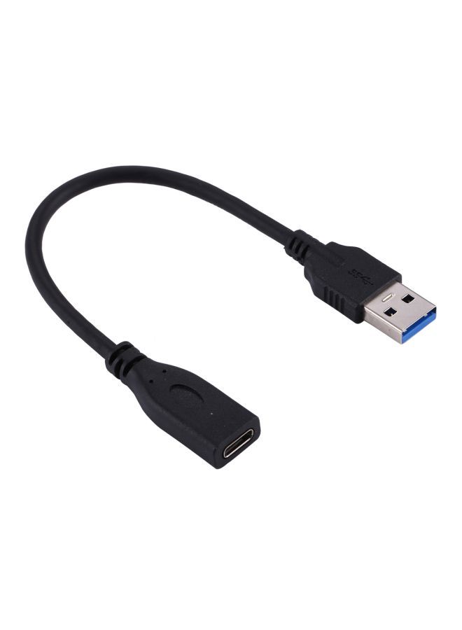 NIBEMINENT USB 3.0 To Type-C 3.1 Adapter 20centimeter Black - Image 4