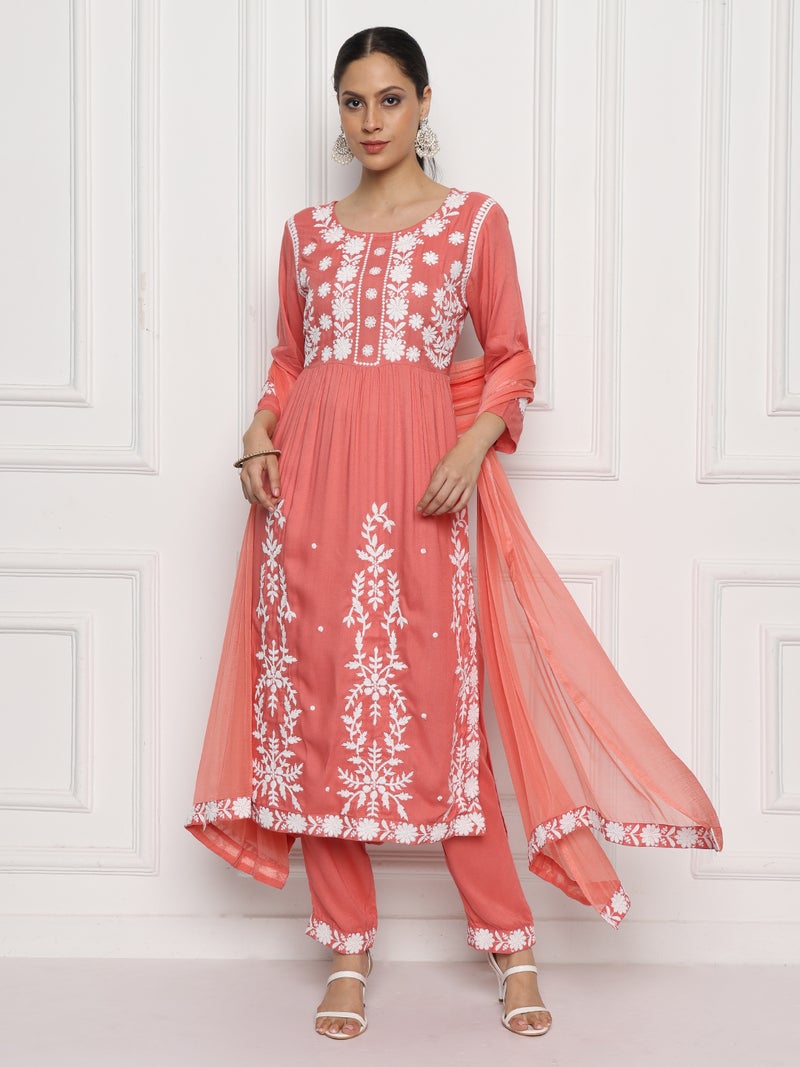 كاري طقم كورتا نسائي – ملابس مريحة يومية - Image 1