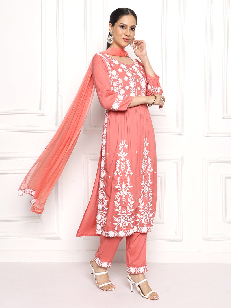 كاري طقم كورتا نسائي – ملابس مريحة يومية - Image 3