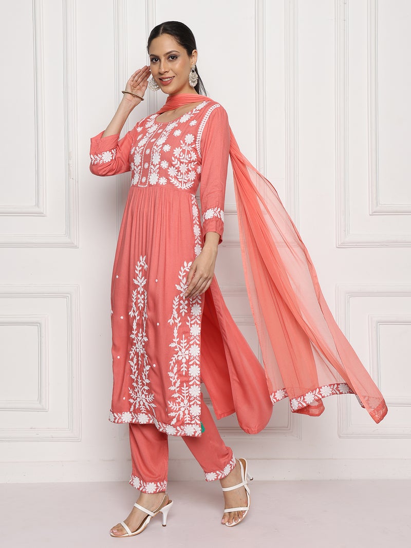 كاري طقم كورتا نسائي – ملابس مريحة يومية - Image 4