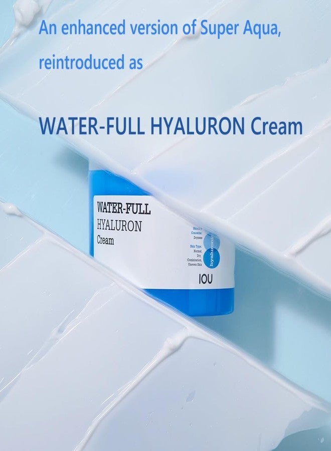 Welcos WATER-FULL HYALURON Cream | Intensive Face Moisturizer for Long-Lasting Hydration | Soothing & Nourishing w/Hyaluronic Acid | Hydrating Bomb | Korean Skin Care | 300ml / 10.14 Fl. oz - Image 2
