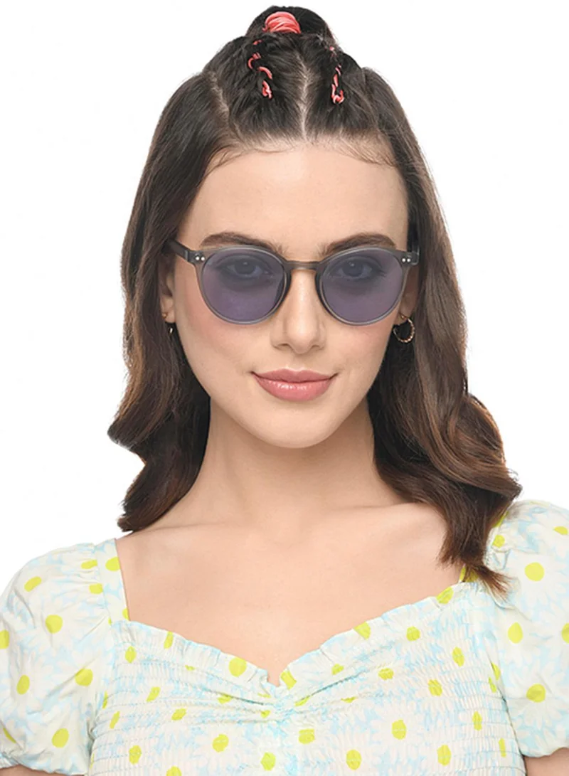 VINCENT CHASE Unisex Polarized Round Sunglasses VC S16343