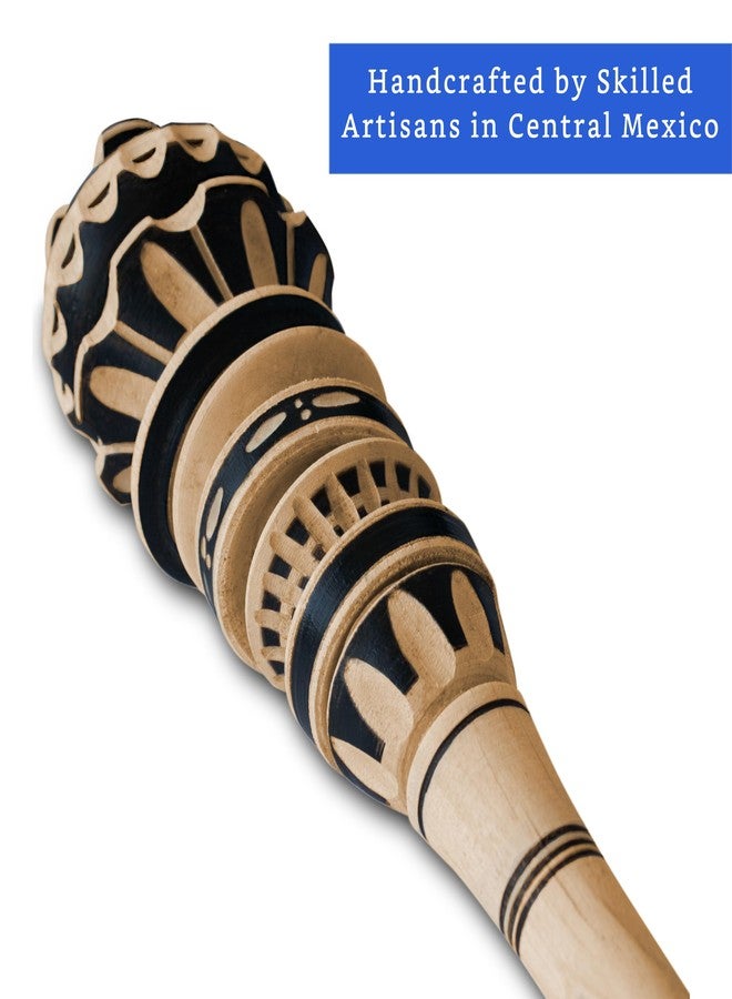 GLOBE ROCKET Authentic Artisanal Molinillo Hot Chocolate Frother (Large) - Handmade Wooden Whisk for Mexican Hot Chocolate - Molinillo Wooden Wisk - Traditional Mexican Cookware - Image 2