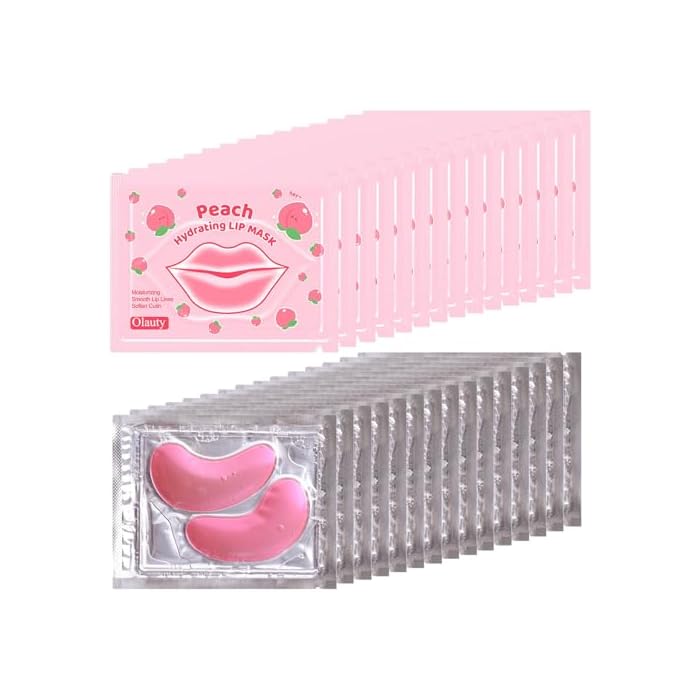 30 Pairs Eye Mask & Lip Mask,Under Eye Patches for Puffy Eyes,Lip Mask Skincare,Bachelorette Party Favors,Small Gifts,Wedding Bridesmaid Gifts,Bulk Gifts,Birthday Party Favors,Graduation Gifts