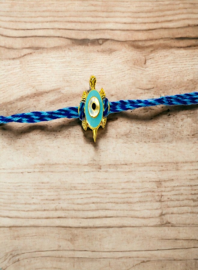 Sesonby Bhai Rakhis – Rakhis for Brother, Bhaiya Bhabhi Pair & Rakhi for Kids Boys | Bracelet Style | #R94-Two-95-Two (set of 4) - Image 3