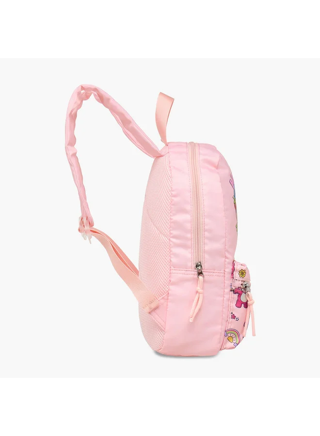 Disney Girls Lots-o'-Huggin' Bear Print School Backpack with Adjustable Straps - 10x25x33 cm
