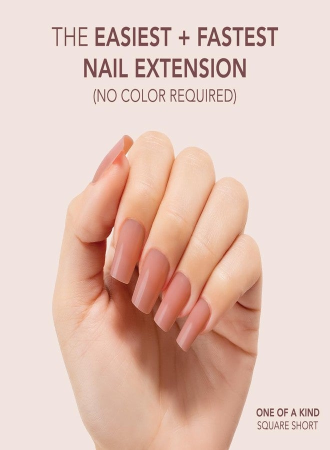Kiara Sky Cover Gelly Tips | Soak Off Pre-Shaped Soft Gel Nail Extensions | Short Square - One of a kind - Image 2
