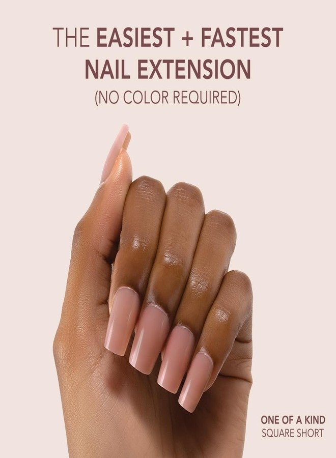 Kiara Sky Cover Gelly Tips | Soak Off Pre-Shaped Soft Gel Nail Extensions | Short Square - One of a kind - Image 3