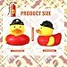 Sotiff 100 Pcs Firefighter Rubber Ducks Bulk 2 Inch Fireman Rubber Ducky for Firefighter Party Favors Birthday Party Gifts - Image 4