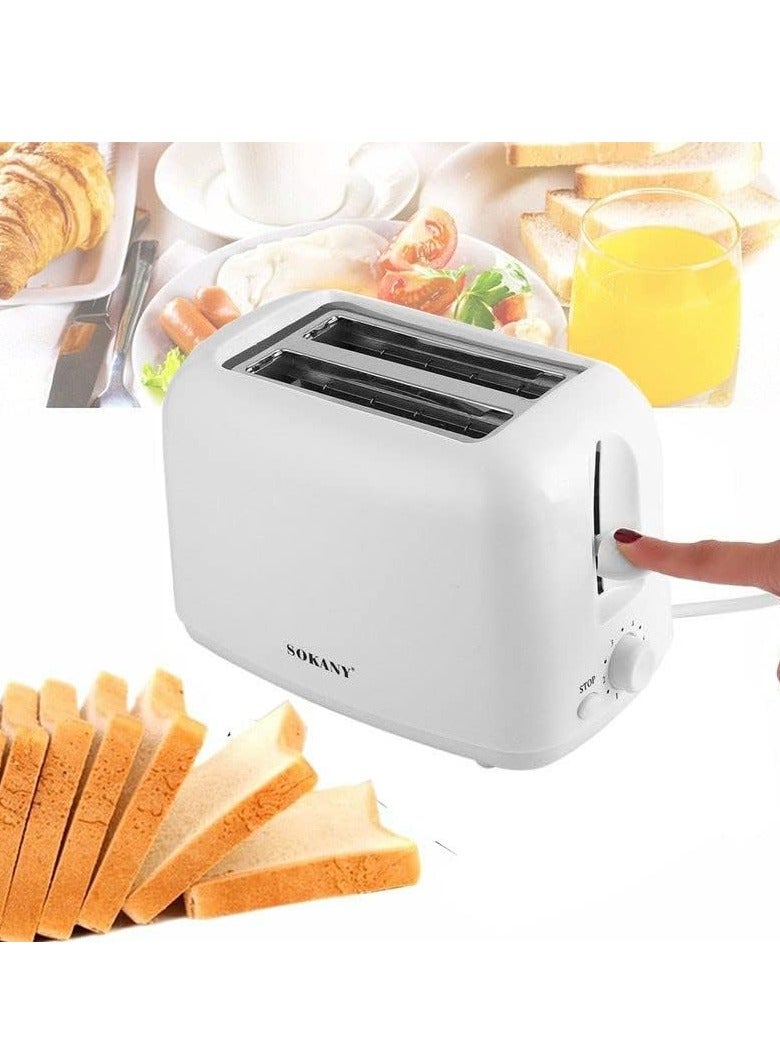 sokany Sokany HJT-022 2-Slice Toaster, 700 Watts - Image 3