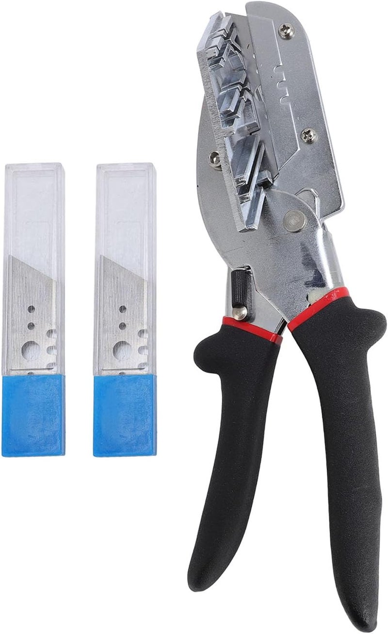 Miter Shear Cutter Incisive SK5 Blade Multi Angle Trunking Shears for Soft Wood PVC - Image 1
